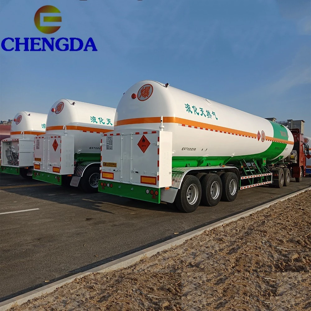 Chinese Suppliers CO2 LNG CNG Tanker Trailer with High Quality for Sale