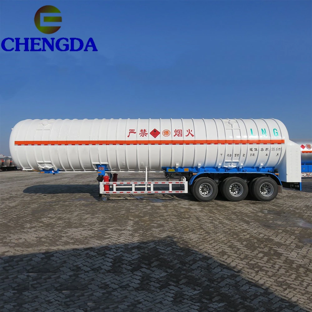 Chinese Suppliers CO2 LNG CNG Tanker Trailer with High Quality for Sale