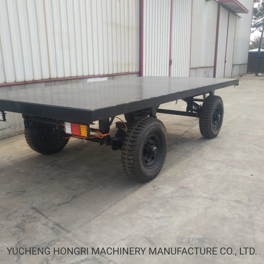 Russia Trailer Headboard Trailer Agriculture Transport Flatbed Platform Full Trailer