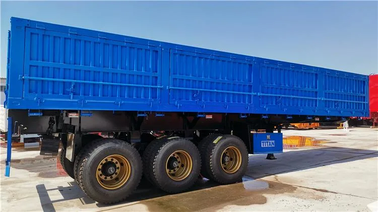 Tri Axle 34 Ton Semi Side Tipper Dump Trailer for Sale in Nigeria with Cheap Trailer