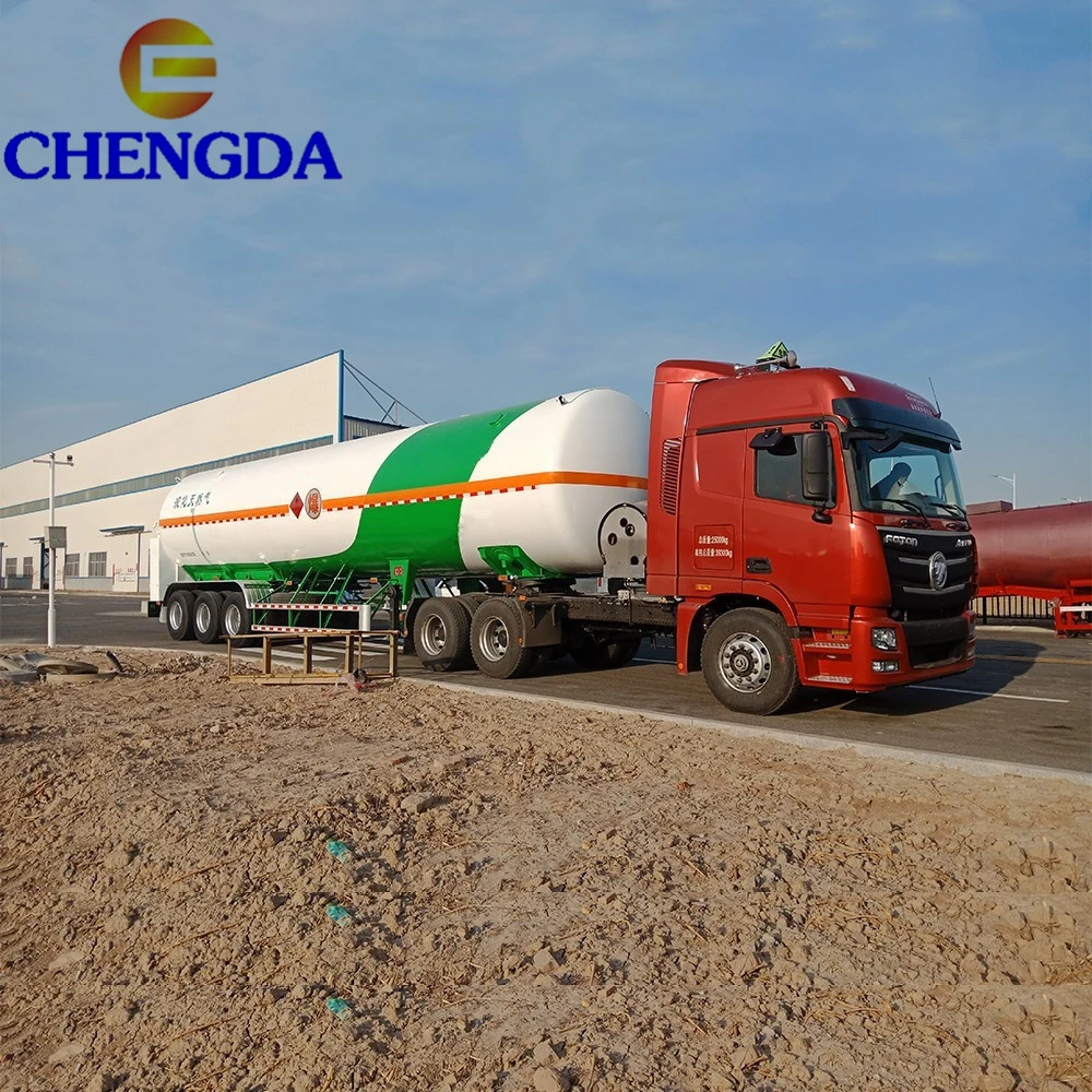 Chinese Suppliers CO2 LNG CNG Tanker Trailer with High Quality for Sale