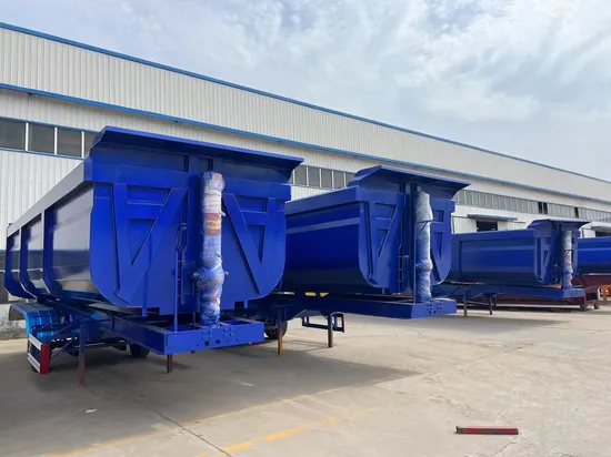 Semirremolque basculante lateral basculante delantero trasero de 3 ejes